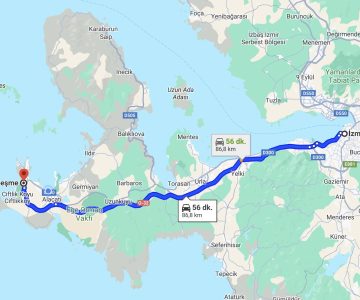 İzmir - Çeşme arası yolculuk