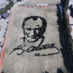 4000 öğrenciden Atatürk portresi