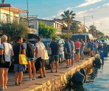 Çeşme'de sıra