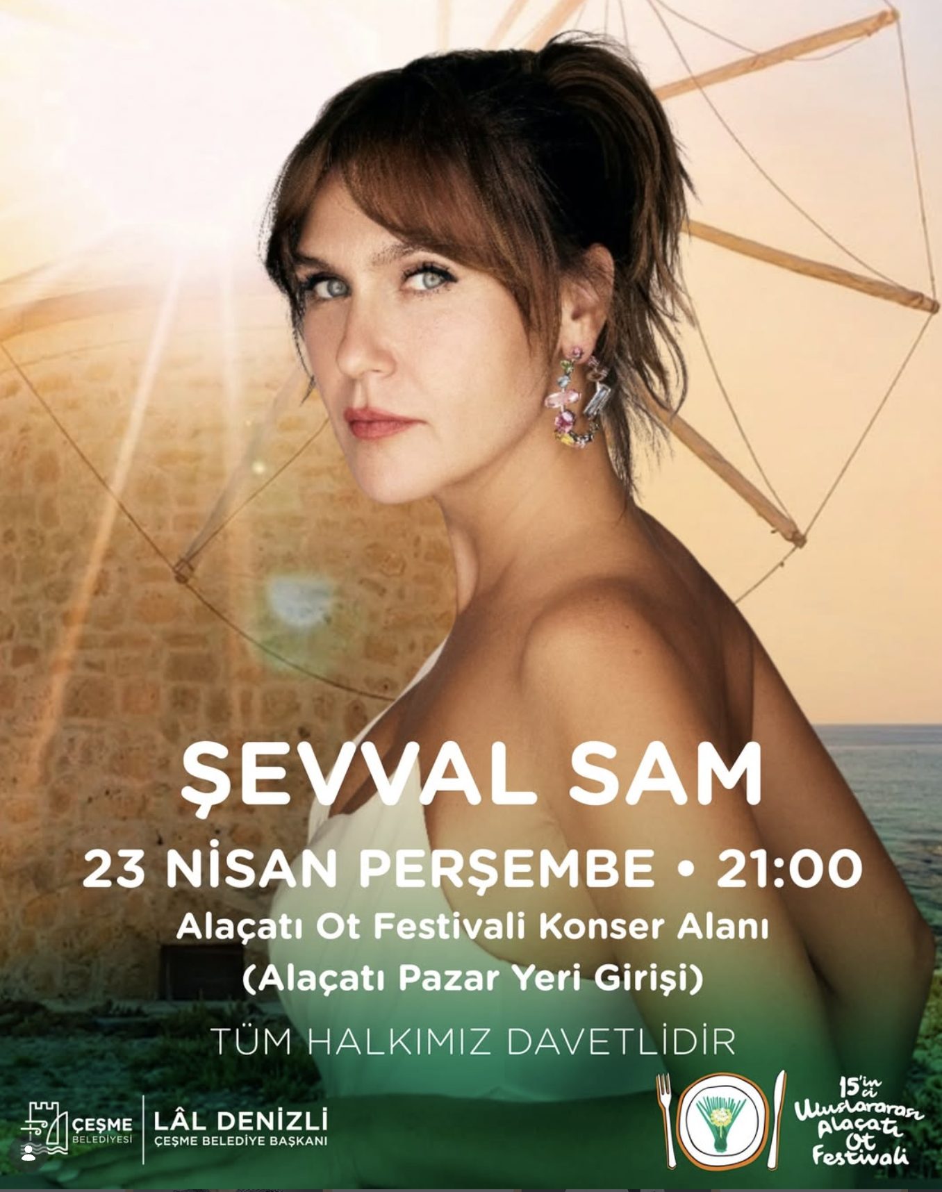 Şevval Sam ile açılış gecesi